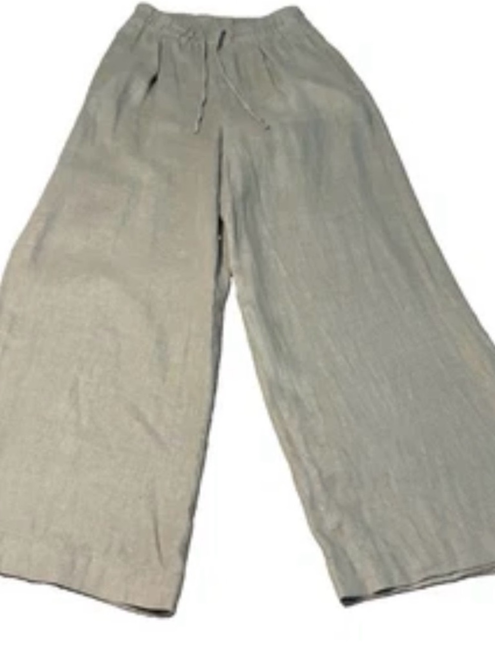 Zara 2-Piece Co-Ord Set Belted Vest Waistcoat S Wide Leg Pant Sage Size XS - Picture 7 of 14